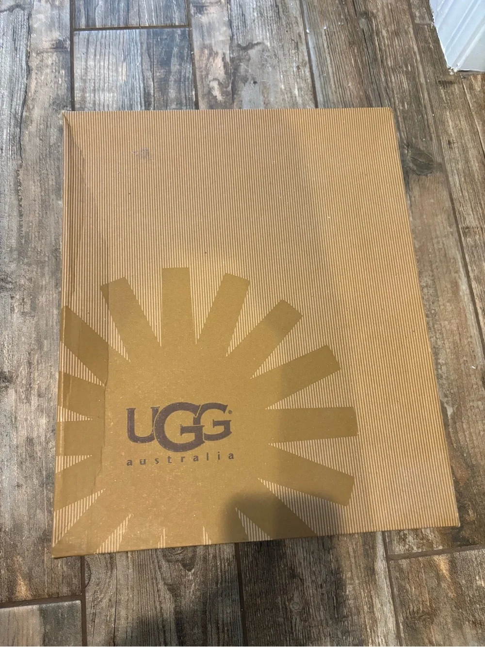 UGG Chestnut Suede Shearling Lace-Up Winter Boots